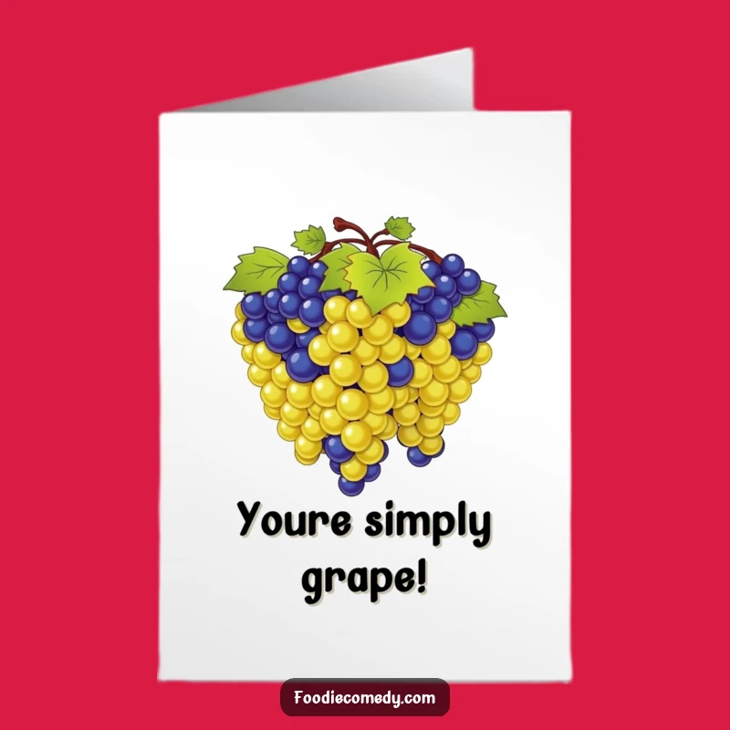Free Printable Grape Sync Congrats Card: Lively Downloadable Gift for Achievements
