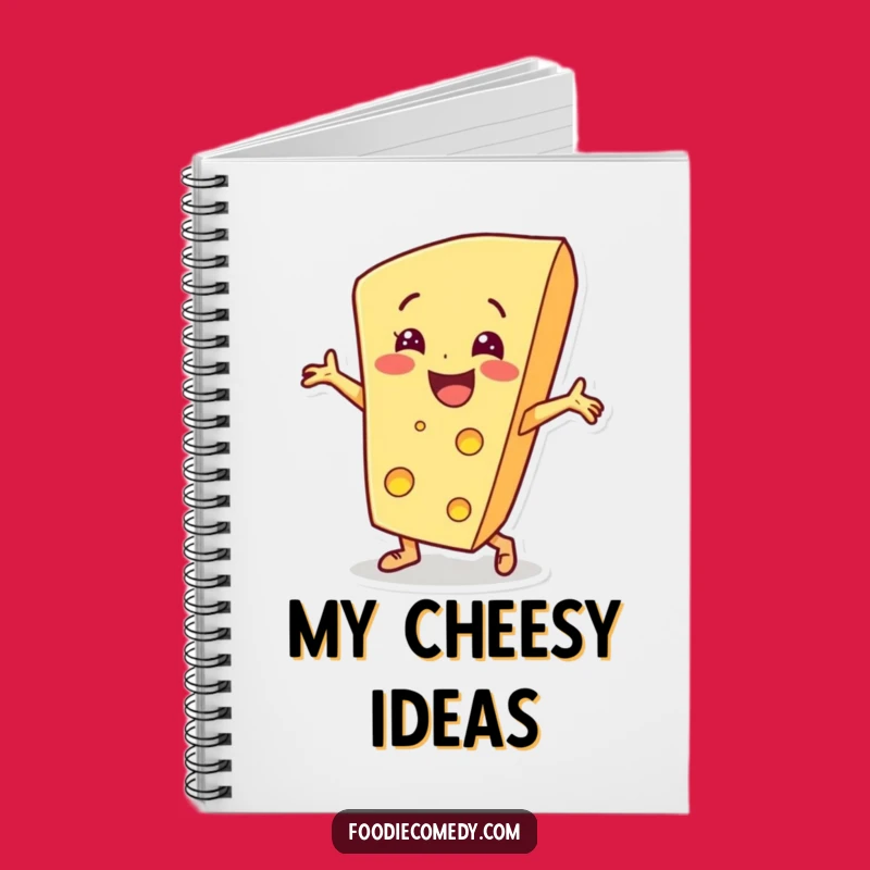 Funny Cheese Breakdance Notebook: Jot Down Ideas with Hip-Hop Flair, Gift!