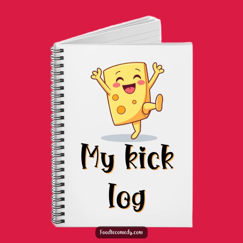 Funny Cheese High Kick Notebook a Hilarious Journal for Cheerful Notes