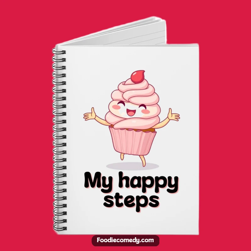 Funny Cupcake Dance Notebook: Jot Down Sweet Ideas with Whimsy