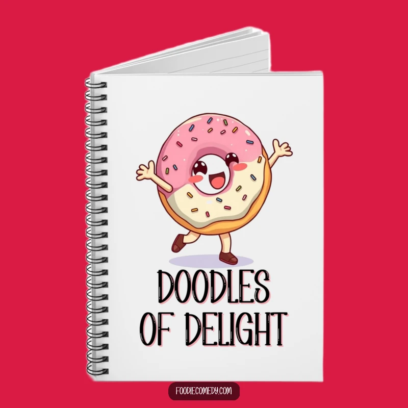Funny Donut Breakdance Notebook: Jot Down Ideas with Sweet Moves and Humorous Style