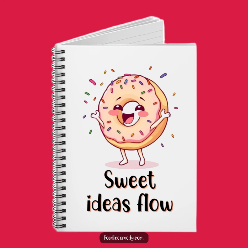 Funny Donut Sprinkle Notebook: Journal for Dessert Lovers, Perfect Sweet Funny Gift