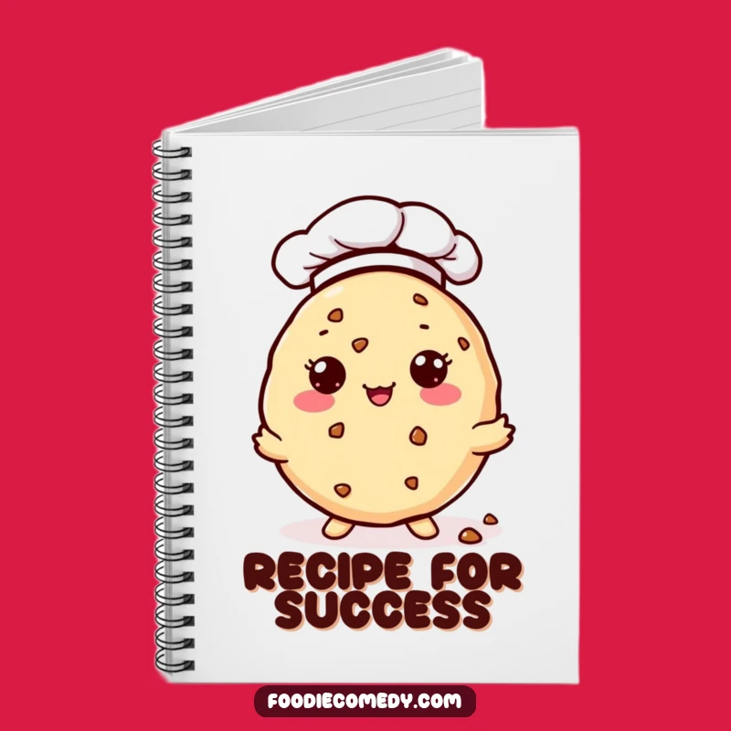 Funny Kawaii Cookie Notebook: Chef Hat Crumbs Journal for Ideas