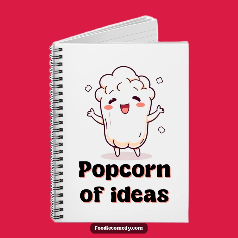 Funny Popcorn Kernel Notebook - Jot Down Your Beats!