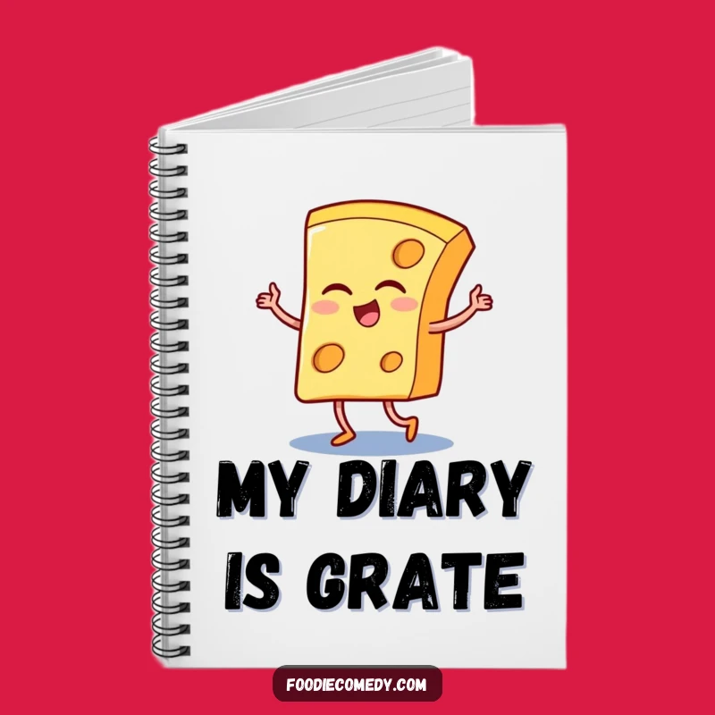 Funny Tango Cheese Slice Notebook: Jot Down Ideas with Hilarious Dairy Flair