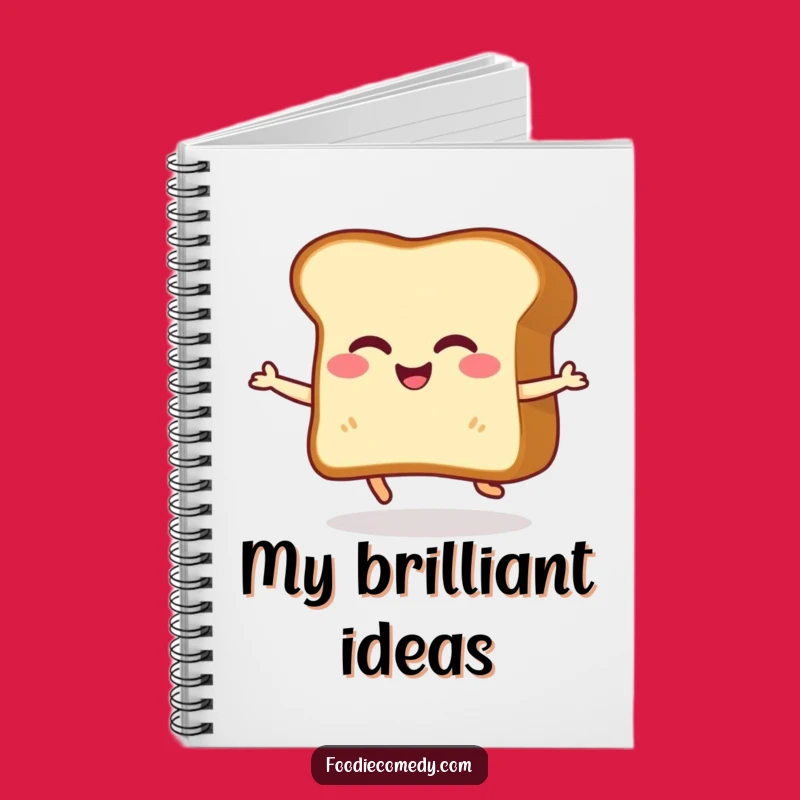 Funny Toast Notebook: Giggling Shuffle Dance - Humorous Journal Gift
