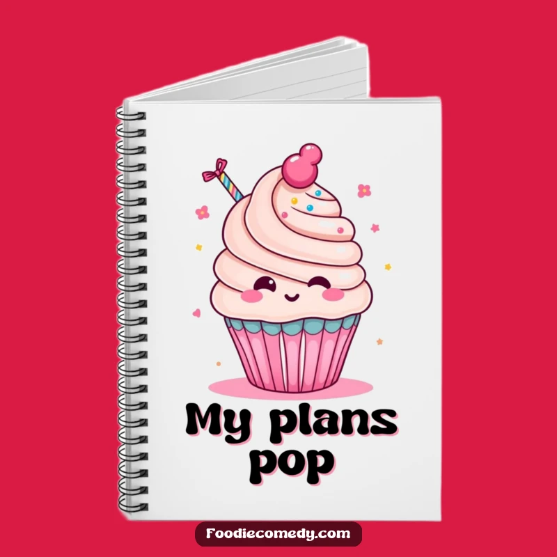 Funny Cupcake Party Notebook - Kawaii Journal for Ideas