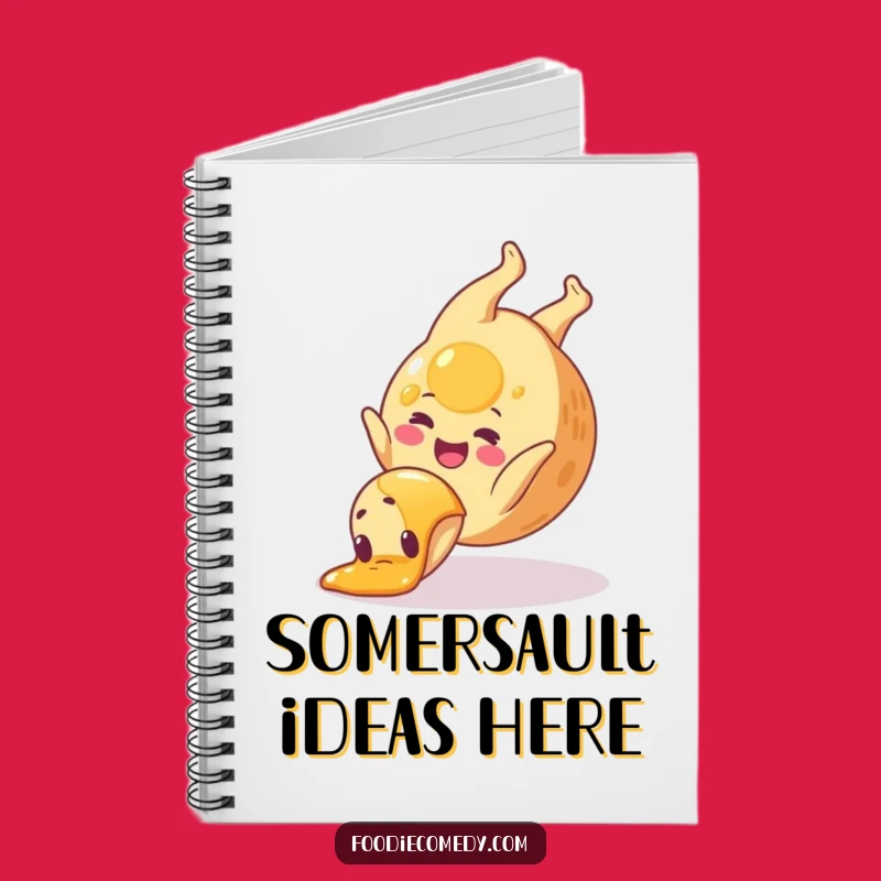 Funny Pancake Somersault Notebook: Jot Down Ideas with Joyful Breakfast Flair