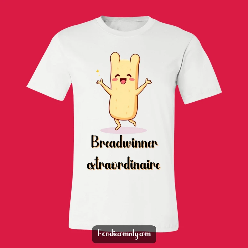 Funny Baguette Charleston T-Shirt - Lively Bread Dance Apparel