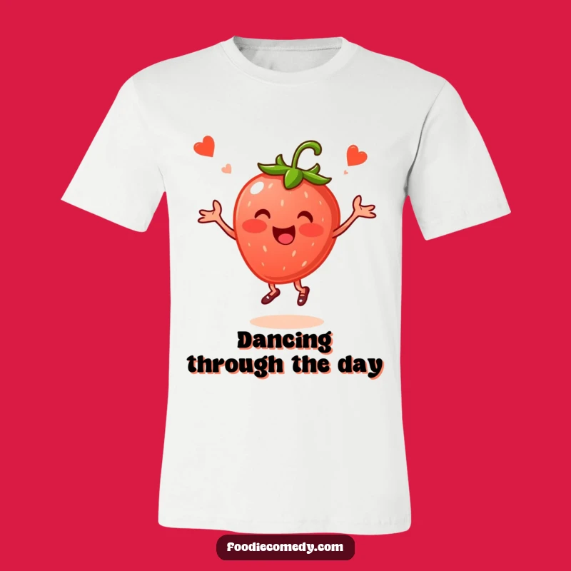 Funny Strawberry Folk Dance T-Shirt - Lively Berry Apparel