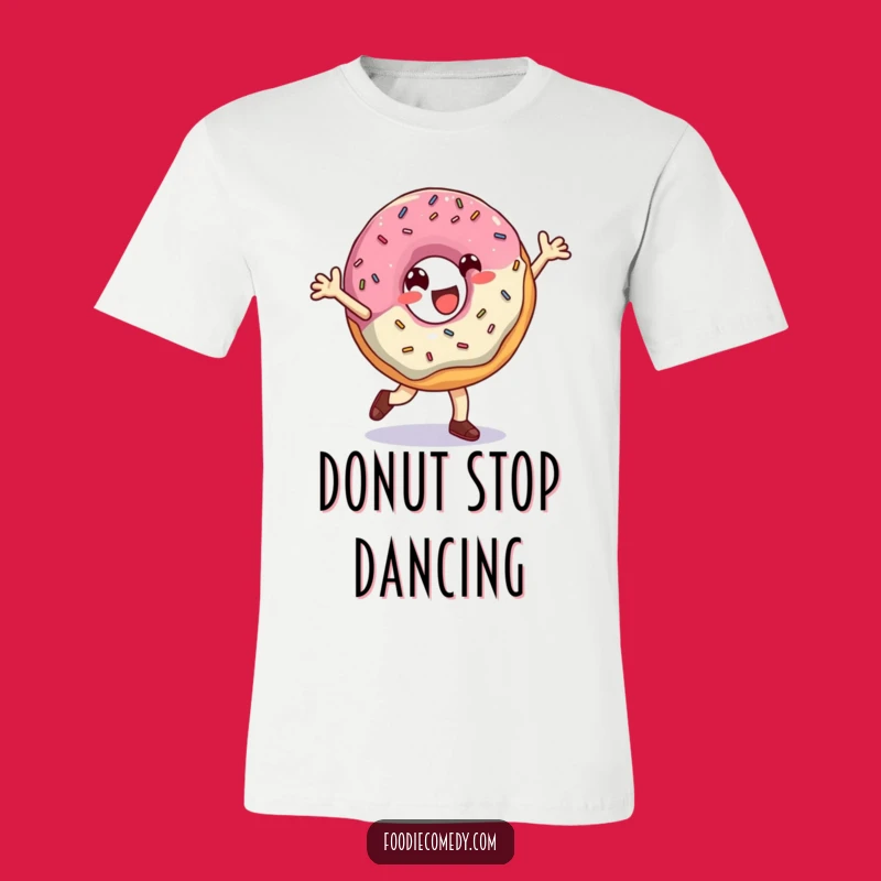 Funny Donut Breakdance T-Shirt: Wearable Fun for Dessert Addicts and Dance Enthusiasts