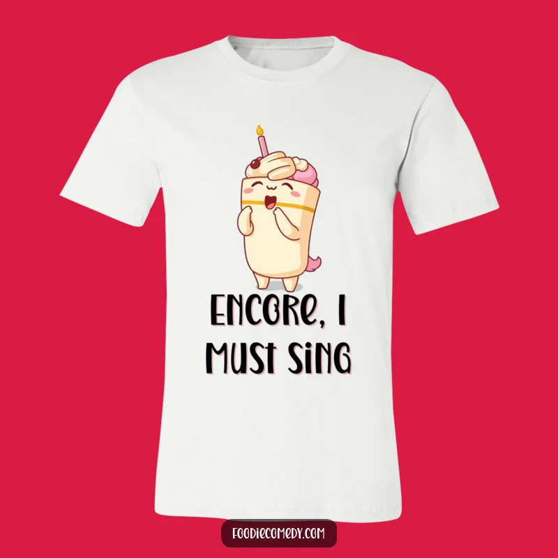 Funny Kawaii Cake Opera Shirt: Wear Your Dramatic Talent with This Hilarious Tee