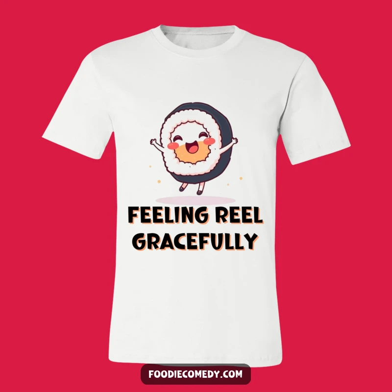 Funny Sushi Ballet Dancer T-Shirt: Hilarious Japanese Food Tee for Performers!