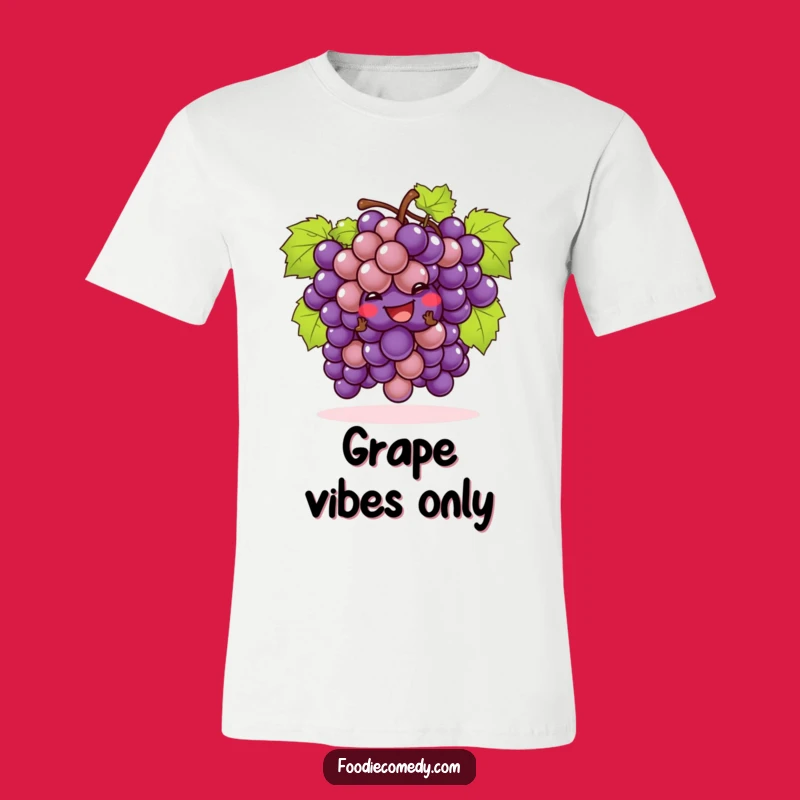 Funny Grapes Cha-Cha T-Shirt - Playful Fruit Dance Apparel