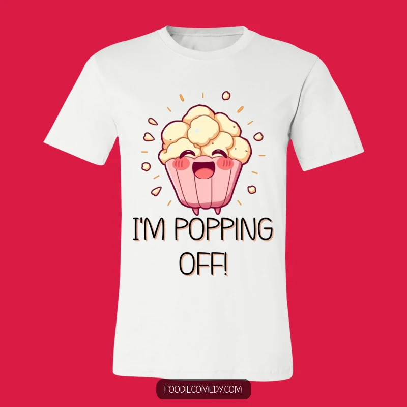 Funny Kawaii Popcorn Tee, an Exploding T-Shirt Gift