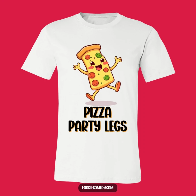 Funny Pizza Dancer T-Shirt: Kick Back with Slice-tastic Humor!