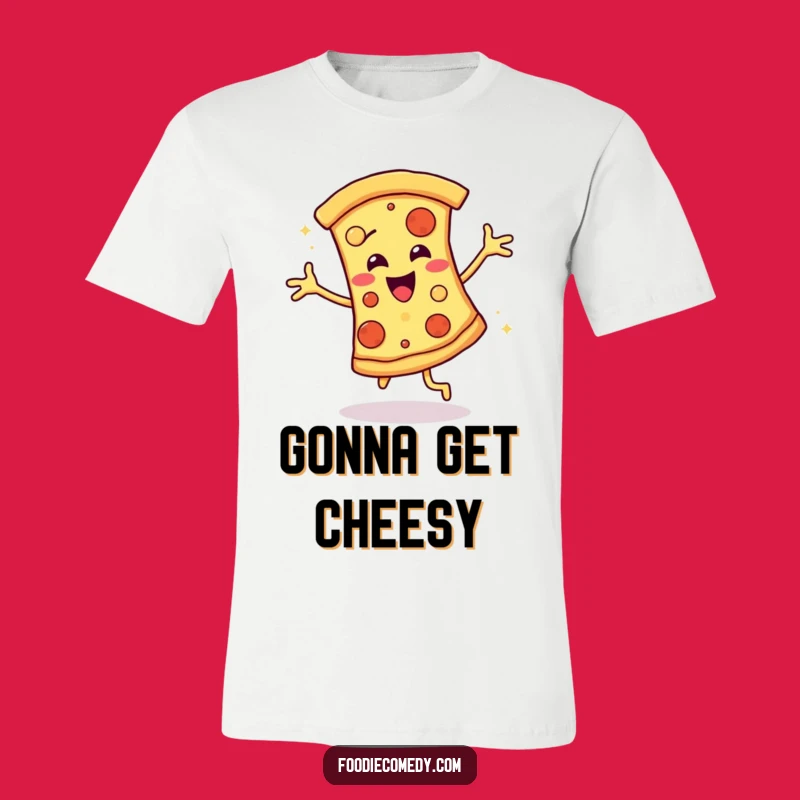 Funny Pizza Disco Groove T-Shirt: Wear Your Love for Funky Food Art