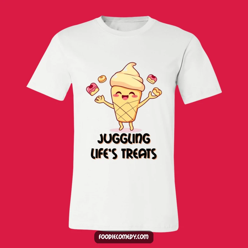 Funny Scone Juggling T-Shirt - Hilarious Baker Apparel & Gift