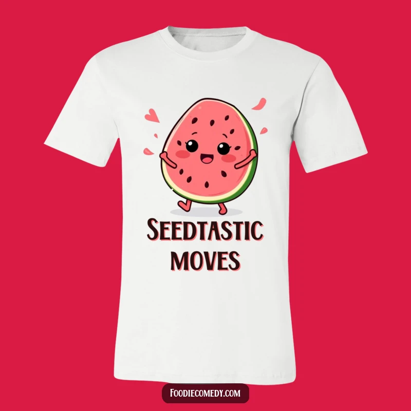 Funny Watermelon Dance T-Shirt: Cool Slice Grooving Happily, Ideal Funny Gift For Summer!