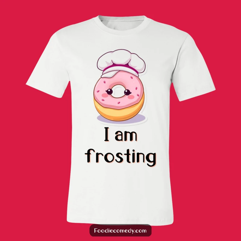 Funny Baking Donut T-Shirt - Cute Kawaii Frosty Donut Shirt - Ideal Funny Gift