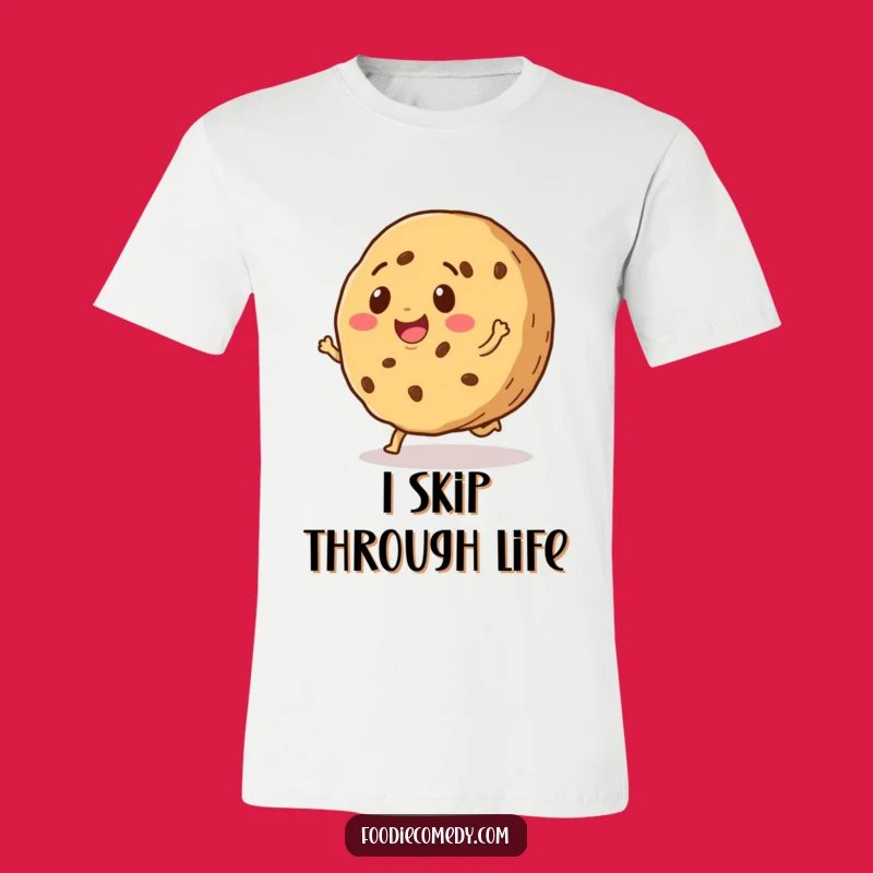 Funny Cookie Skip T-Shirt: Wear Your Happiness with This Joyful Design