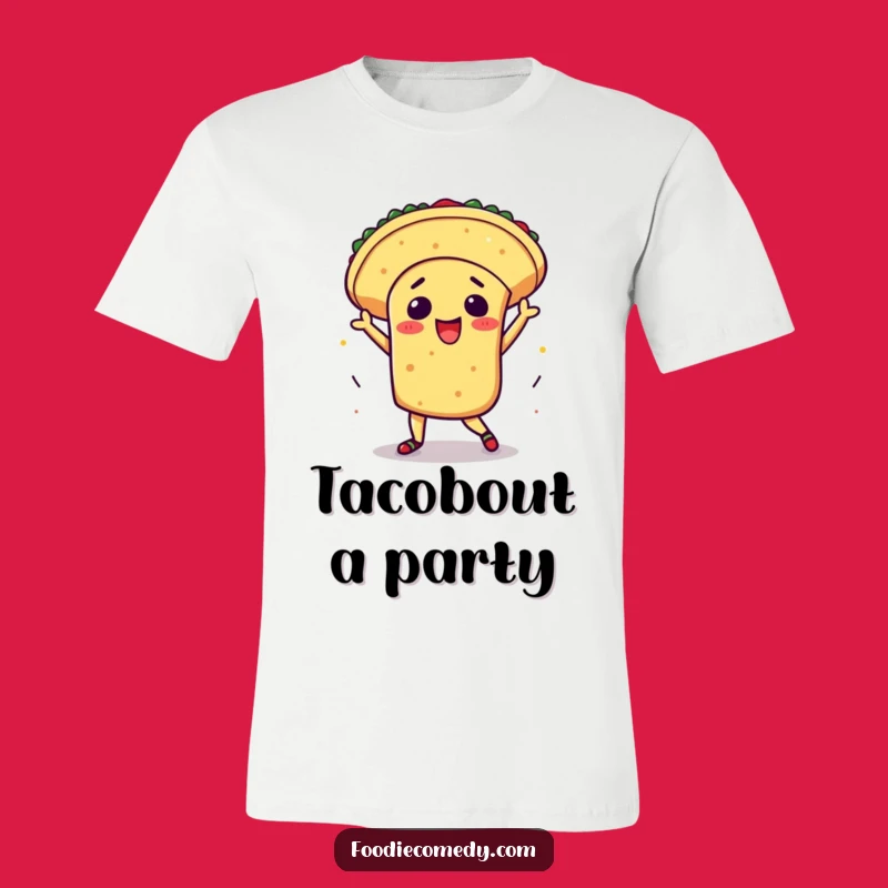 Funny Kawaii Taco Dance T-Shirt: Hilarious Fiesta Fun Tee