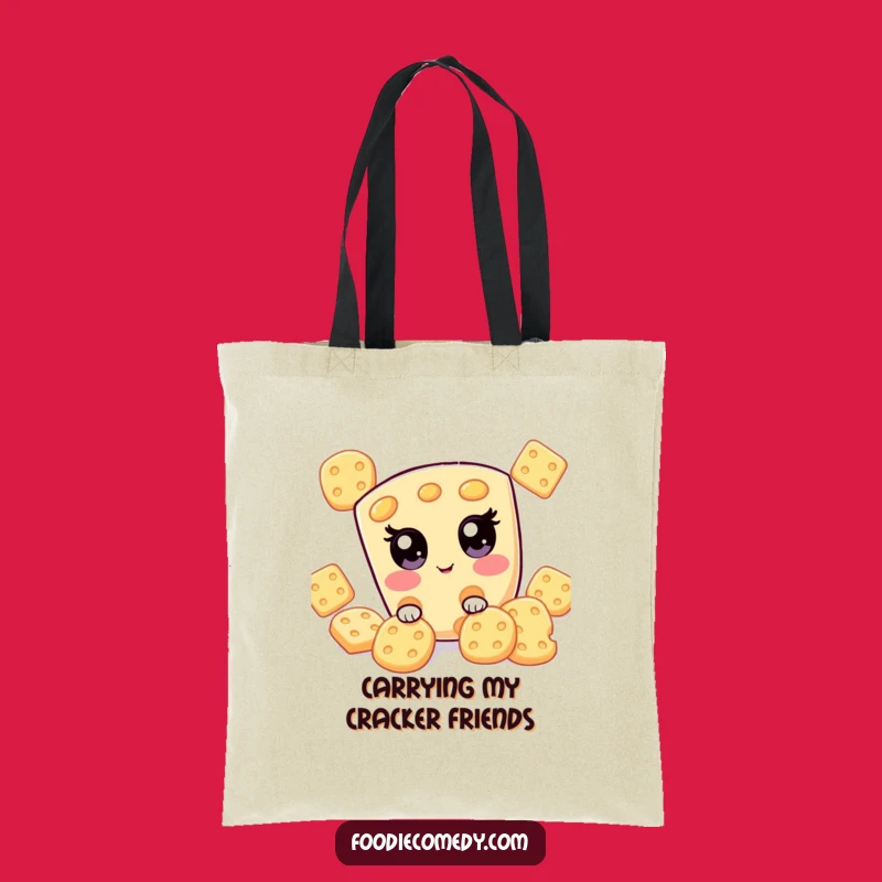 Funny Kawaii Cheese Tote Bag, Stylish Hide-and-Seek Carry-All Gift