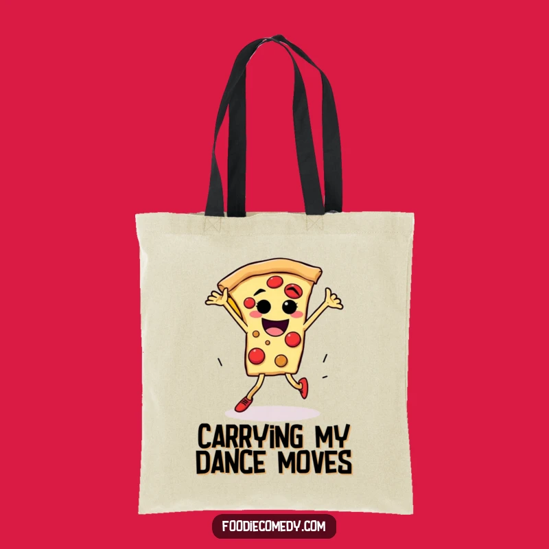 Funny Pizza Breakdance Tote Bag - Carry Your Moves and Snacks in Style