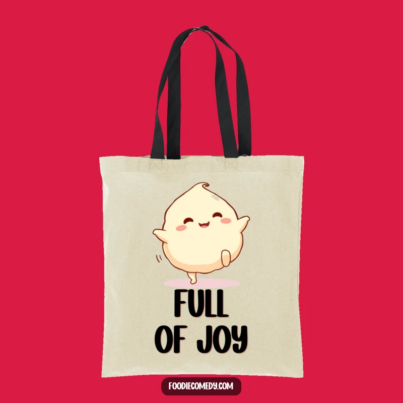 Funny Dumpling Kick Tote Bag - Carry Your Essentials with Cartoon Legs and Joy