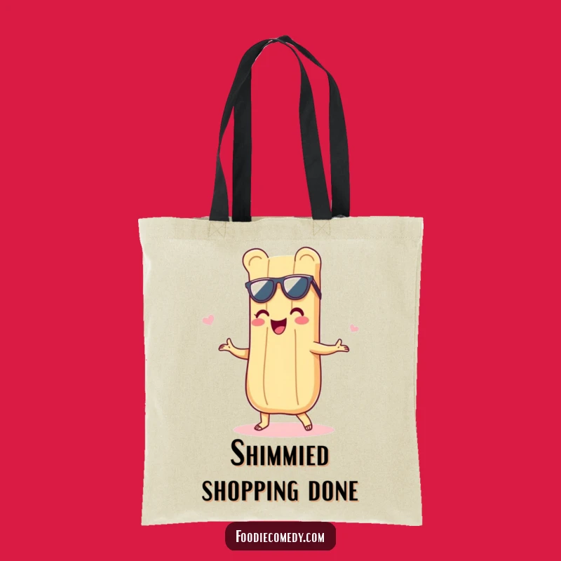 Funny Baguette Shimmy Tote Bag: Carry Your Essentials with Groovy Flair
