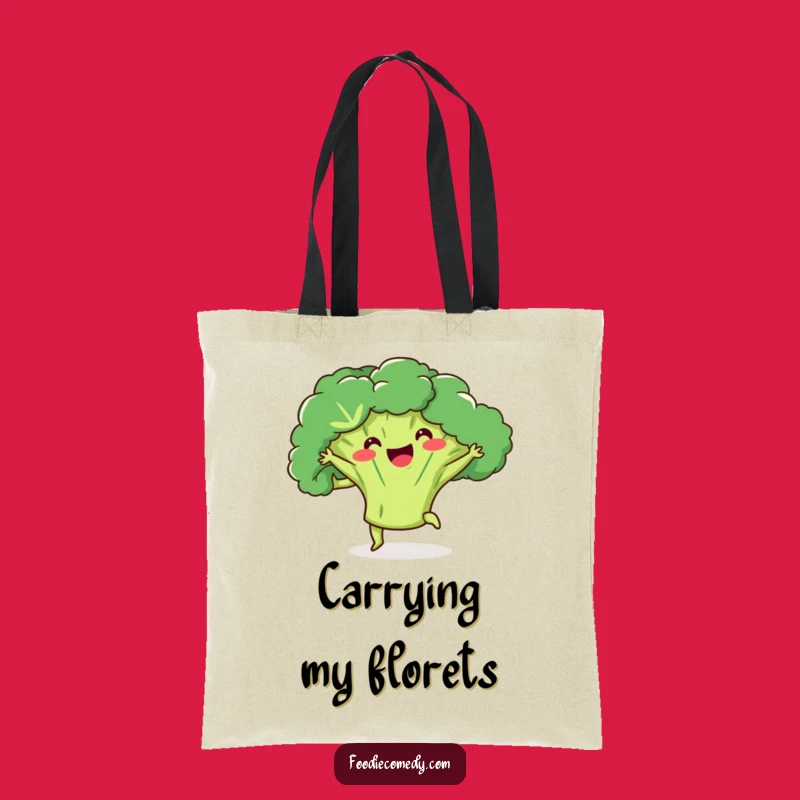 Funny Broccoli Dance Tote Bag: Carry Your Rhythm in Style