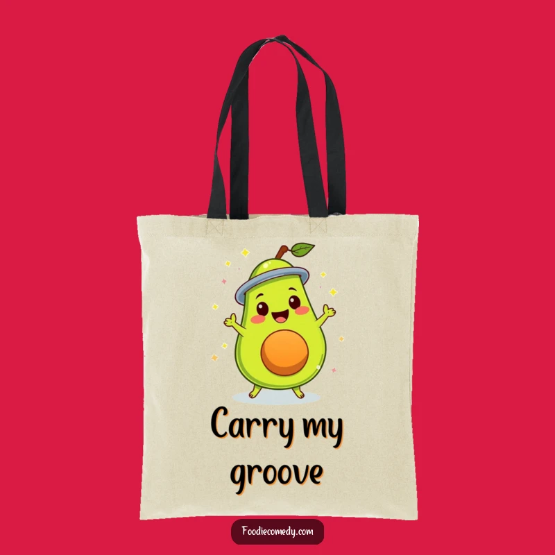 Funny Disco Avocado Tote Bag a Groovy and Stylish Carry-All