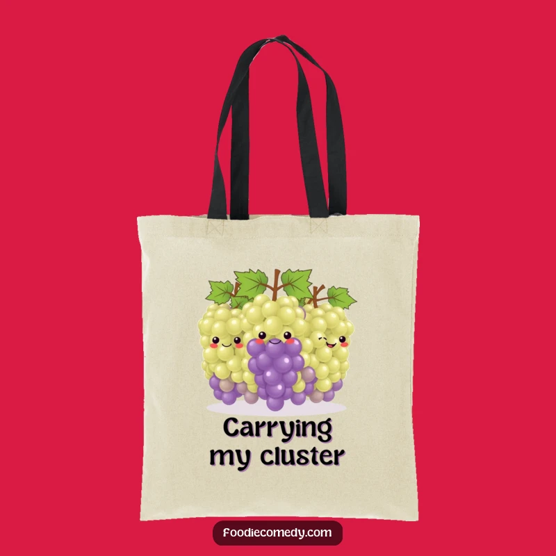 Funny Grape Tote Bag: Conga Line Fun Carry All, Perfect Funny Gift!