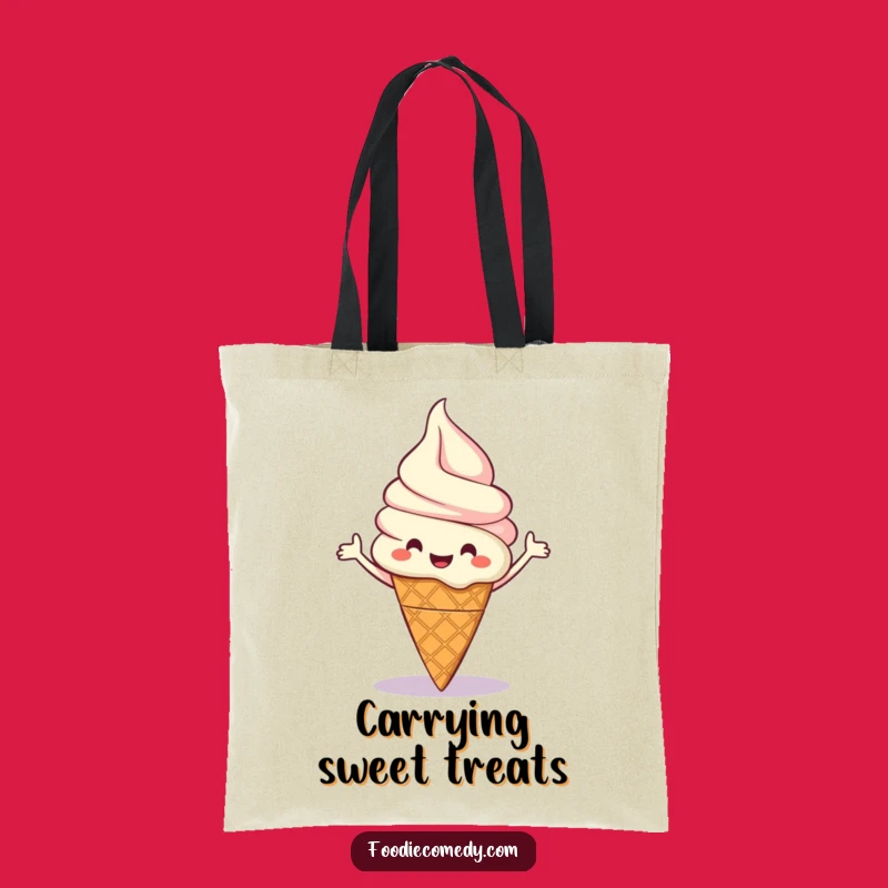 Funny Ice Cream Boogie Tote Bag: Carry Your Fun in this Hilarious Accessory!