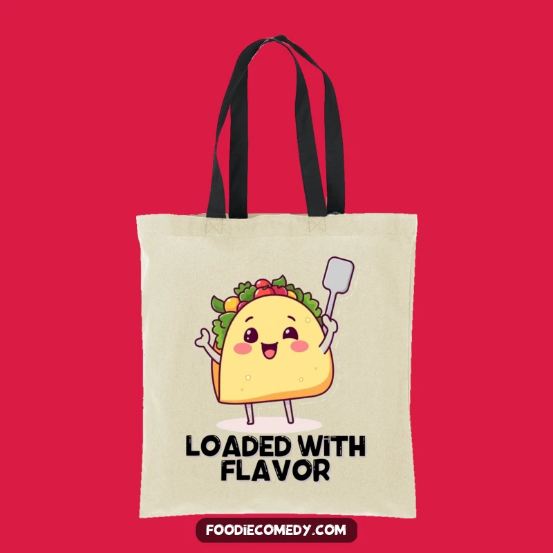Funny Taco Lover Tote Bag: Durable Foodie Bag, Perfect for Groceries and Gifts