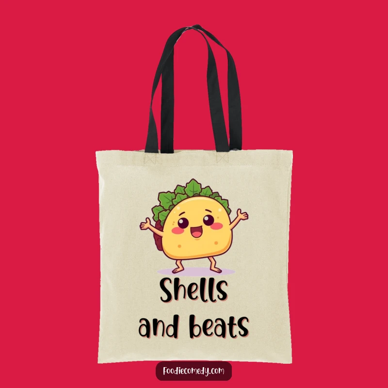 Funny Groovy Taco Tote Bag - Dance Party Food Carrier, Humorous Gift!