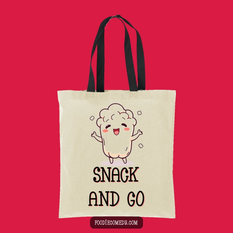 Funny Popcorn Kernel Tote Bag - Carry the Fun!